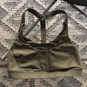 Lululemon olive green sportsbra